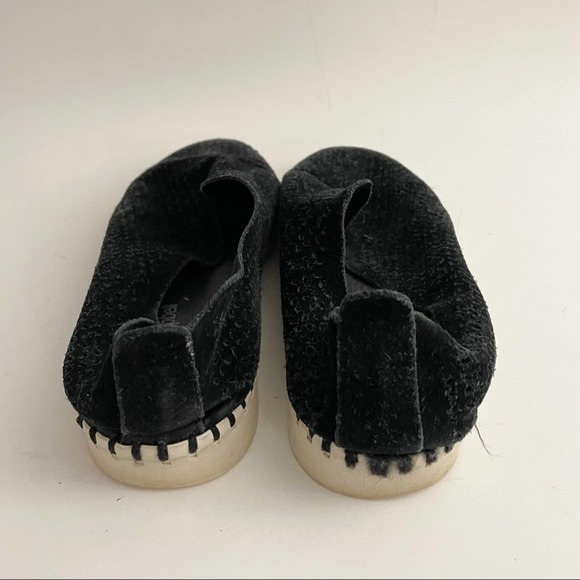 Jeffrey Campbell black perforated suede shoes size 8 - Picture 4 of 5